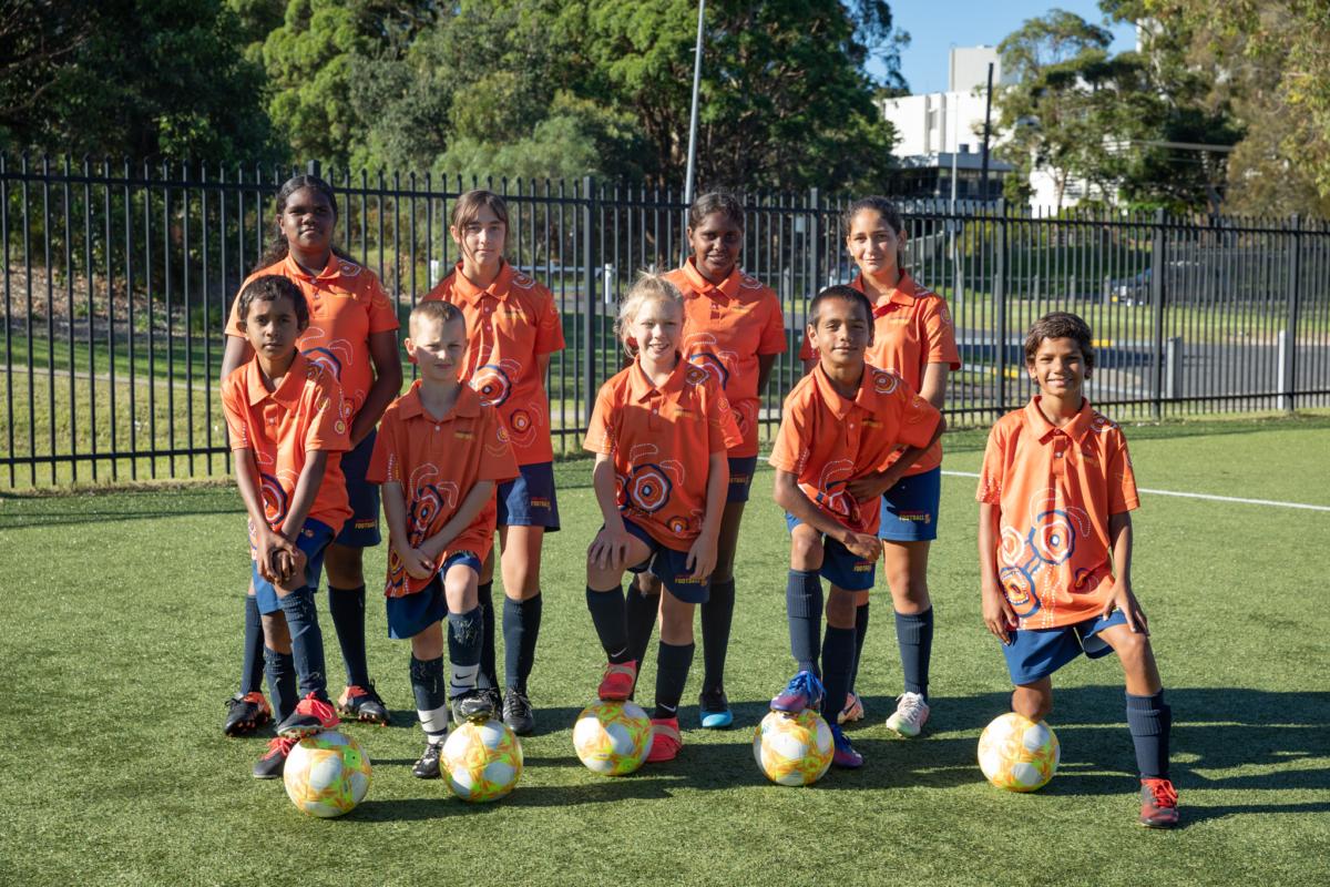 At the launch of Indigenous Football Australia